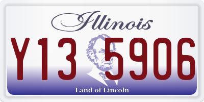 IL license plate Y135906