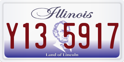 IL license plate Y135917