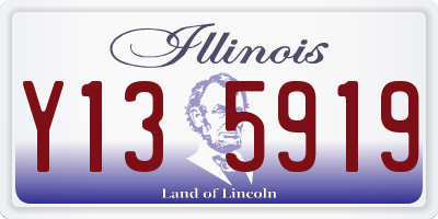 IL license plate Y135919
