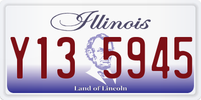 IL license plate Y135945