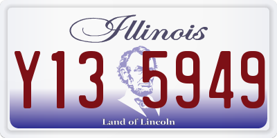 IL license plate Y135949