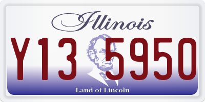 IL license plate Y135950