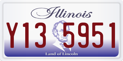 IL license plate Y135951