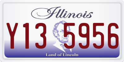 IL license plate Y135956
