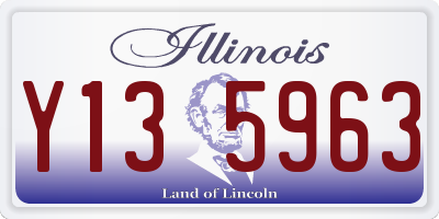 IL license plate Y135963