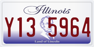 IL license plate Y135964