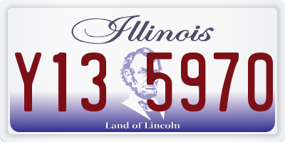 IL license plate Y135970