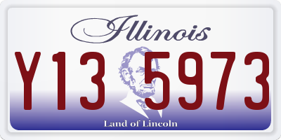 IL license plate Y135973