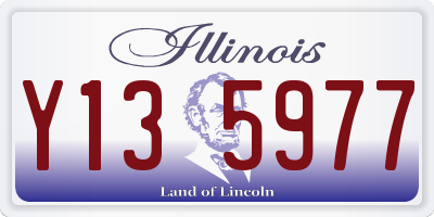 IL license plate Y135977