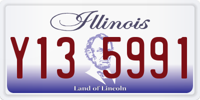 IL license plate Y135991