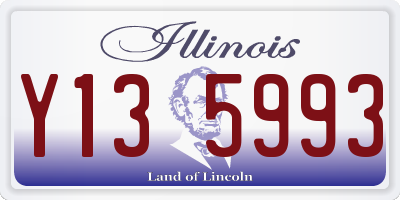 IL license plate Y135993