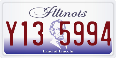 IL license plate Y135994