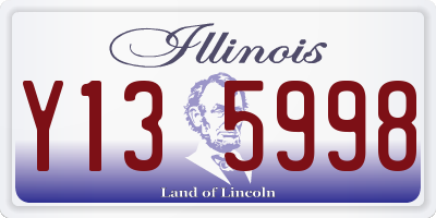 IL license plate Y135998