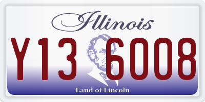 IL license plate Y136008