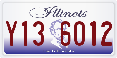 IL license plate Y136012
