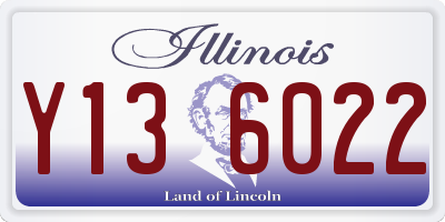 IL license plate Y136022
