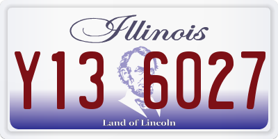 IL license plate Y136027