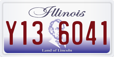 IL license plate Y136041