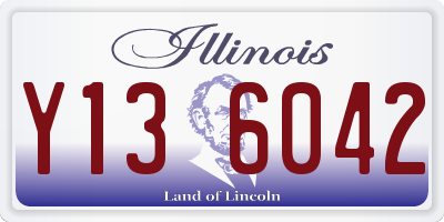 IL license plate Y136042