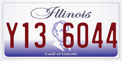 IL license plate Y136044