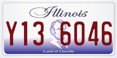 IL license plate Y136046