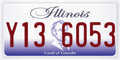 IL license plate Y136053