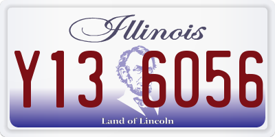 IL license plate Y136056
