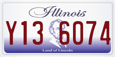 IL license plate Y136074