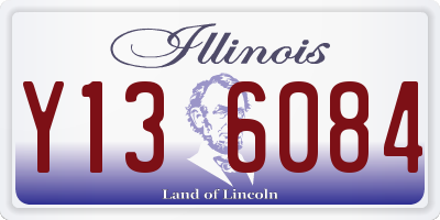 IL license plate Y136084