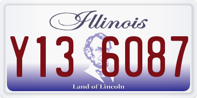 IL license plate Y136087