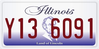 IL license plate Y136091