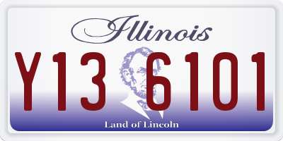 IL license plate Y136101
