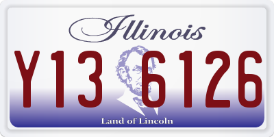 IL license plate Y136126