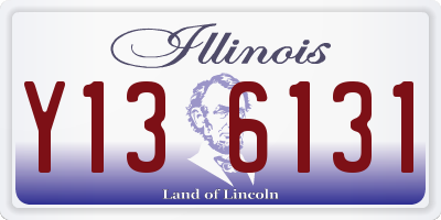 IL license plate Y136131