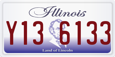 IL license plate Y136133
