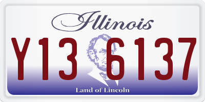IL license plate Y136137