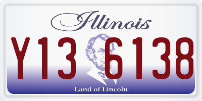 IL license plate Y136138