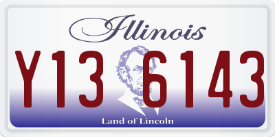 IL license plate Y136143