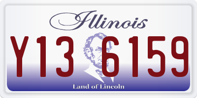 IL license plate Y136159