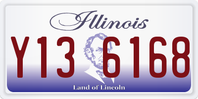IL license plate Y136168