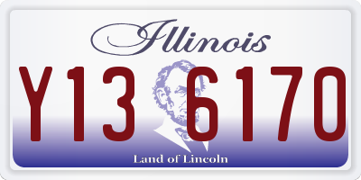 IL license plate Y136170