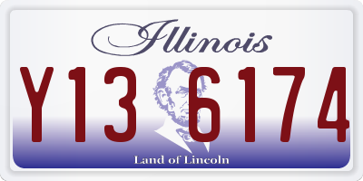 IL license plate Y136174