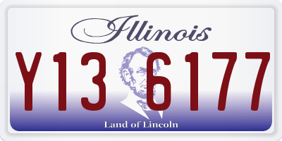 IL license plate Y136177