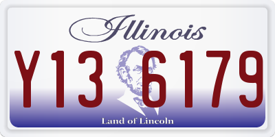 IL license plate Y136179