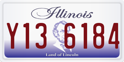 IL license plate Y136184