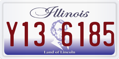IL license plate Y136185
