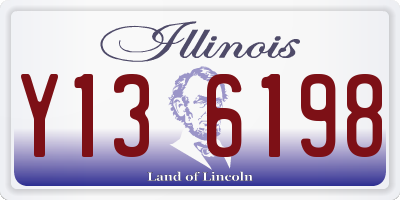 IL license plate Y136198