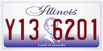IL license plate Y136201