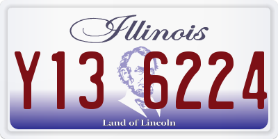IL license plate Y136224