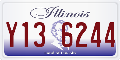 IL license plate Y136244